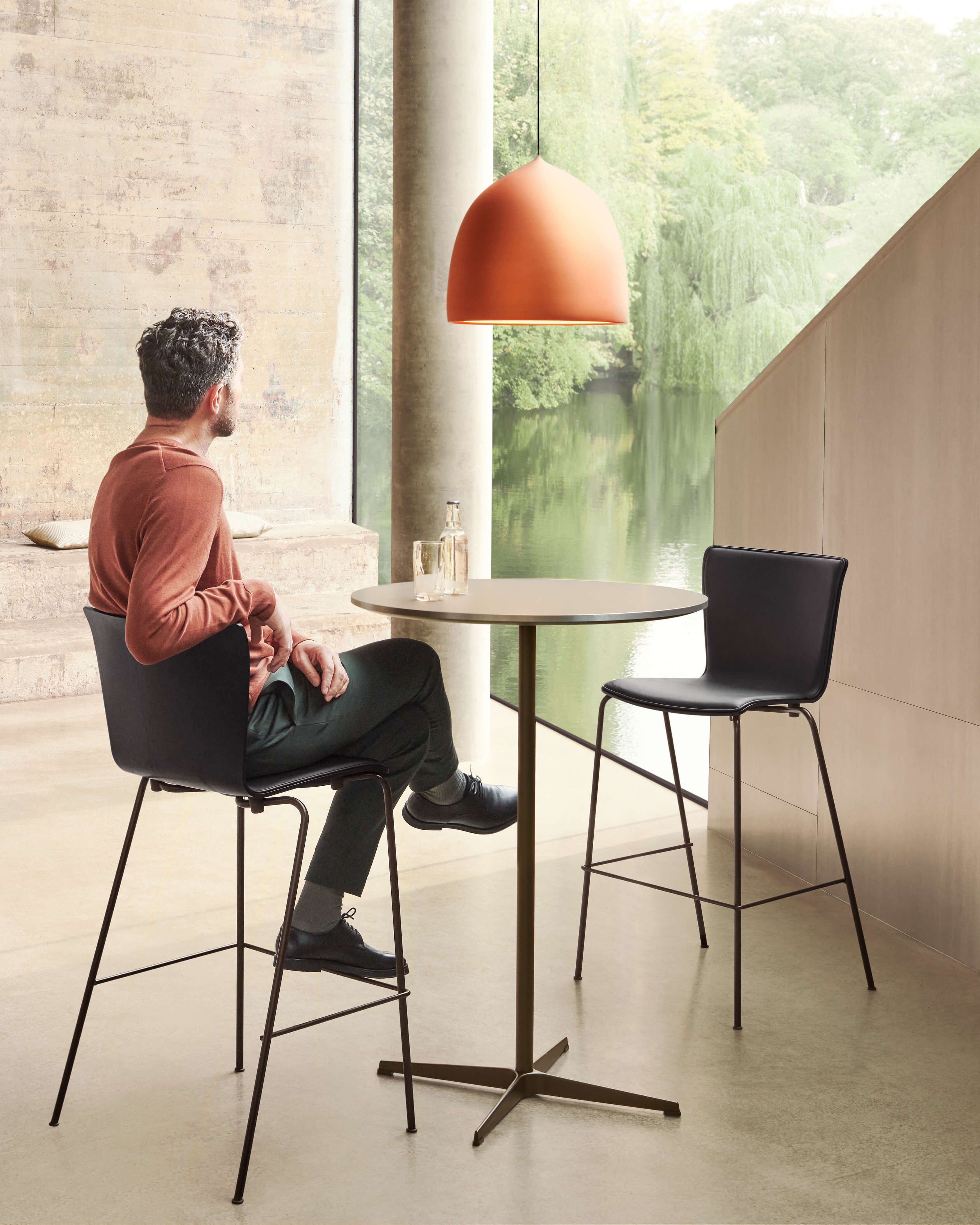 Vico Duo Stylish veneer stacking chair Fritz Hansen