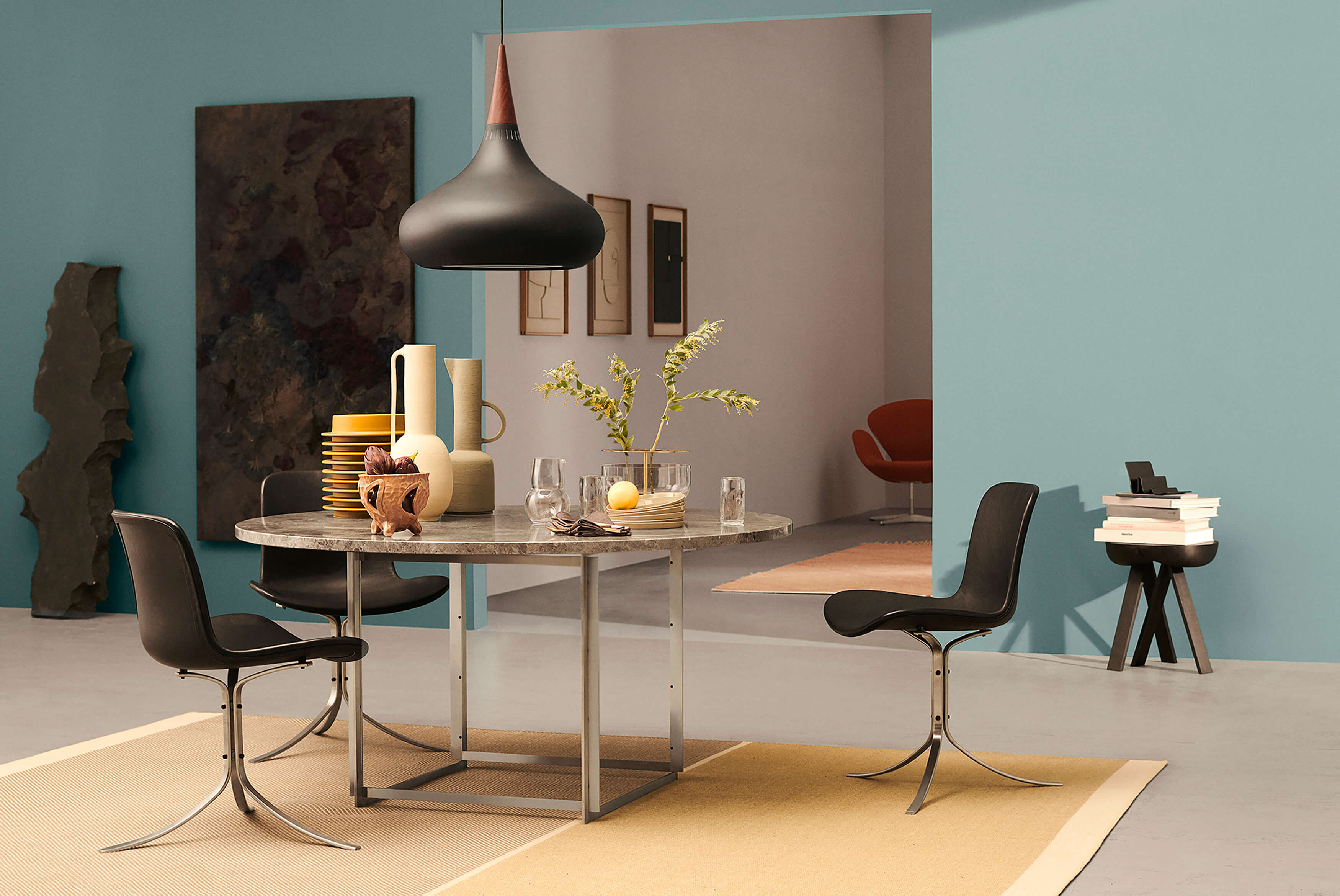 オリエント ペンダントランプP1 ブラックローズウッド 2台セット