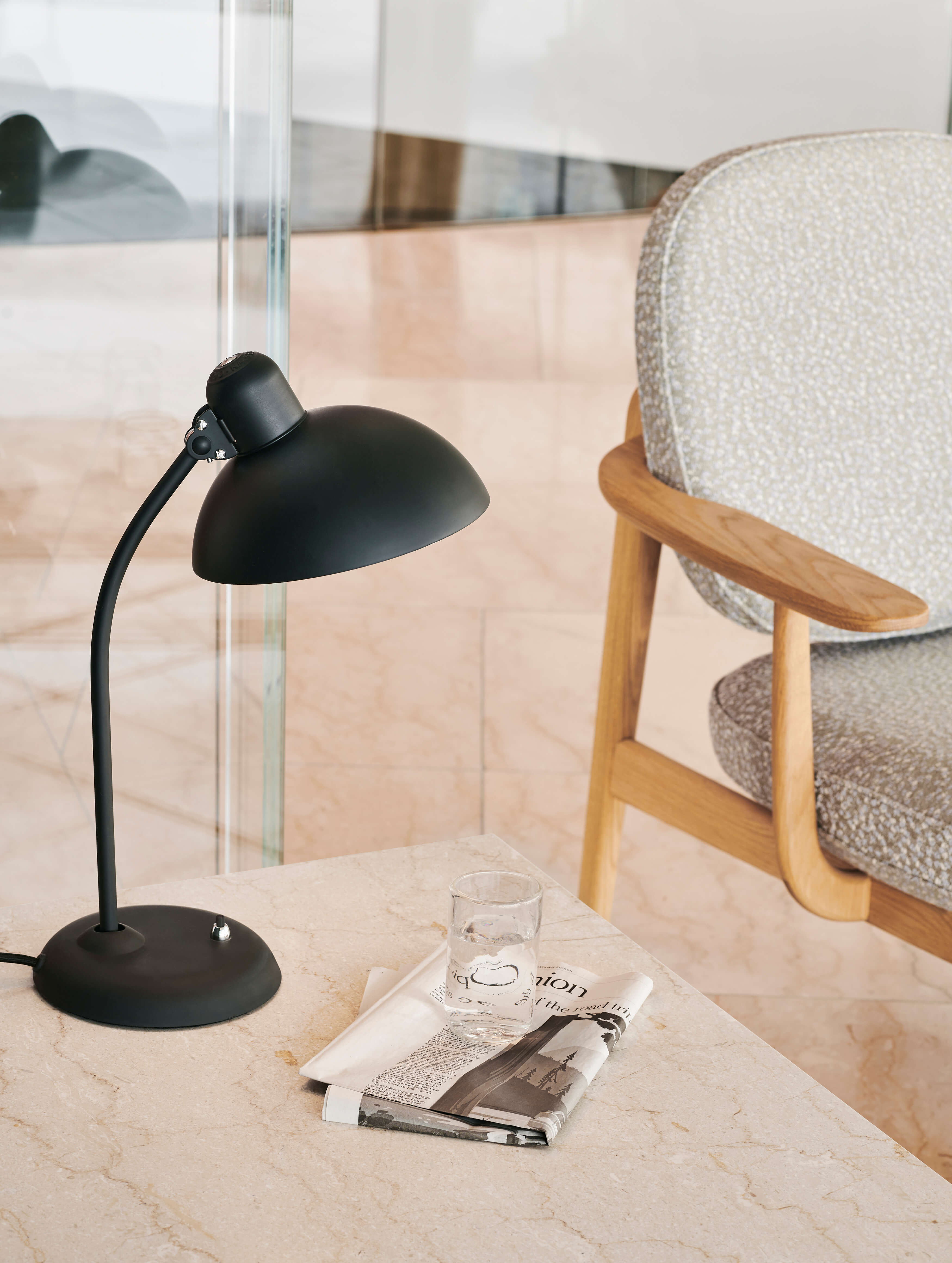 Kaiser idell shop lamp